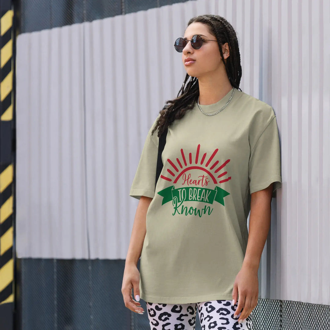 Oversized Faded funny T-Shirt for women