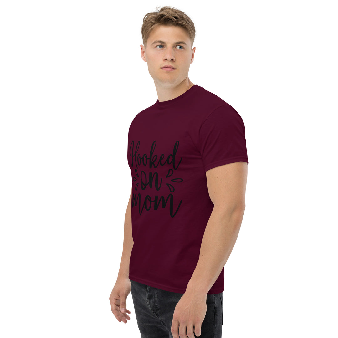 Hooked on Mom - Unisex Classic Tee | Comfortable & Stylish funny T-Shirt