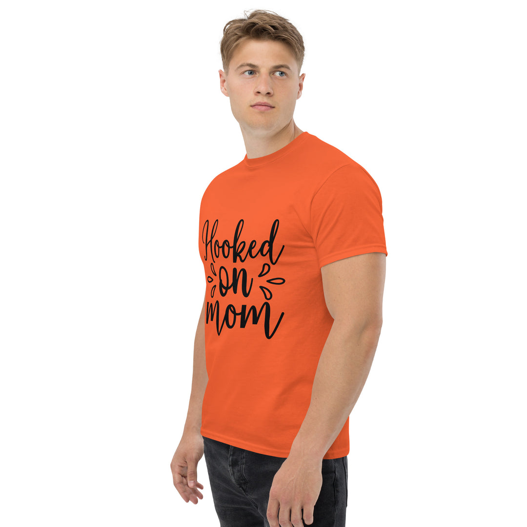 Hooked on Mom - Unisex Classic Tee | Comfortable & Stylish funny T-Shirt