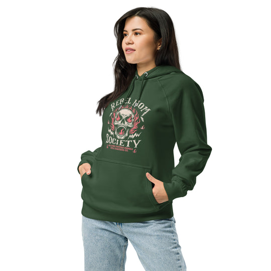 Mom Rebellious Hoodie – Bold Statement Apparel for Empowered Mothers Unisex eco raglan hoodie