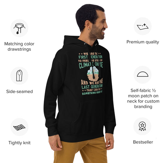 Earth Day Climate Change Hoodie – Sustainable & Stylish Eco-Friendly Statement Unisex climateHoodie