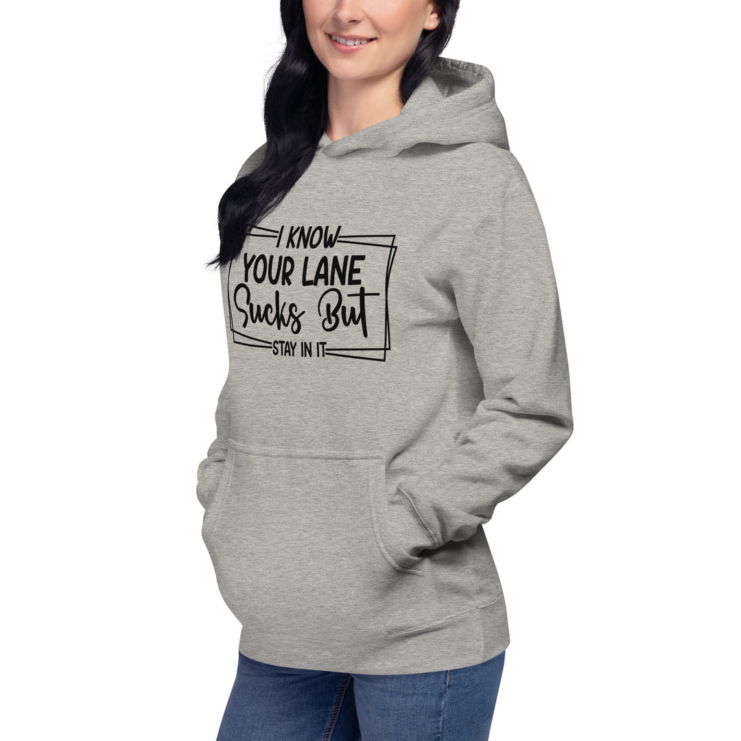 Unisex 'Stay in Your Lane' Rebellious Hoodie – Bold Statement for the Fearless Unisex Hoodie