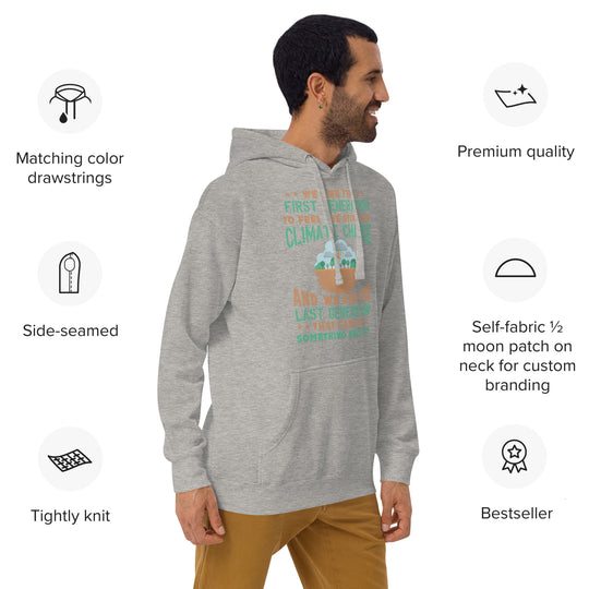 Earth Day Climate Change Hoodie – Sustainable & Stylish Eco-Friendly Statement Unisex climateHoodie