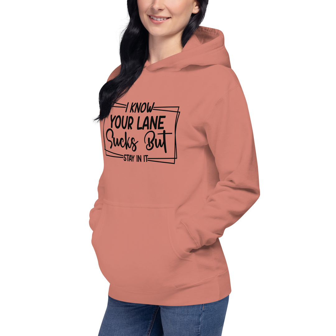 Unisex 'Stay in Your Lane' Rebellious Hoodie – Bold Statement for the Fearless Unisex Hoodie