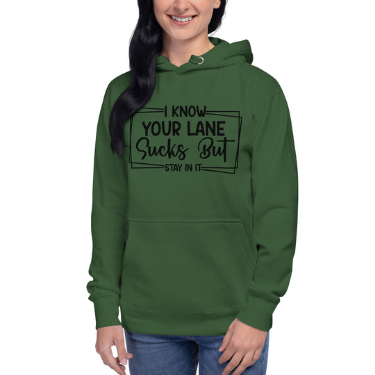 Unisex 'Stay in Your Lane' Rebellious Hoodie – Bold Statement for the Fearless Unisex Hoodie