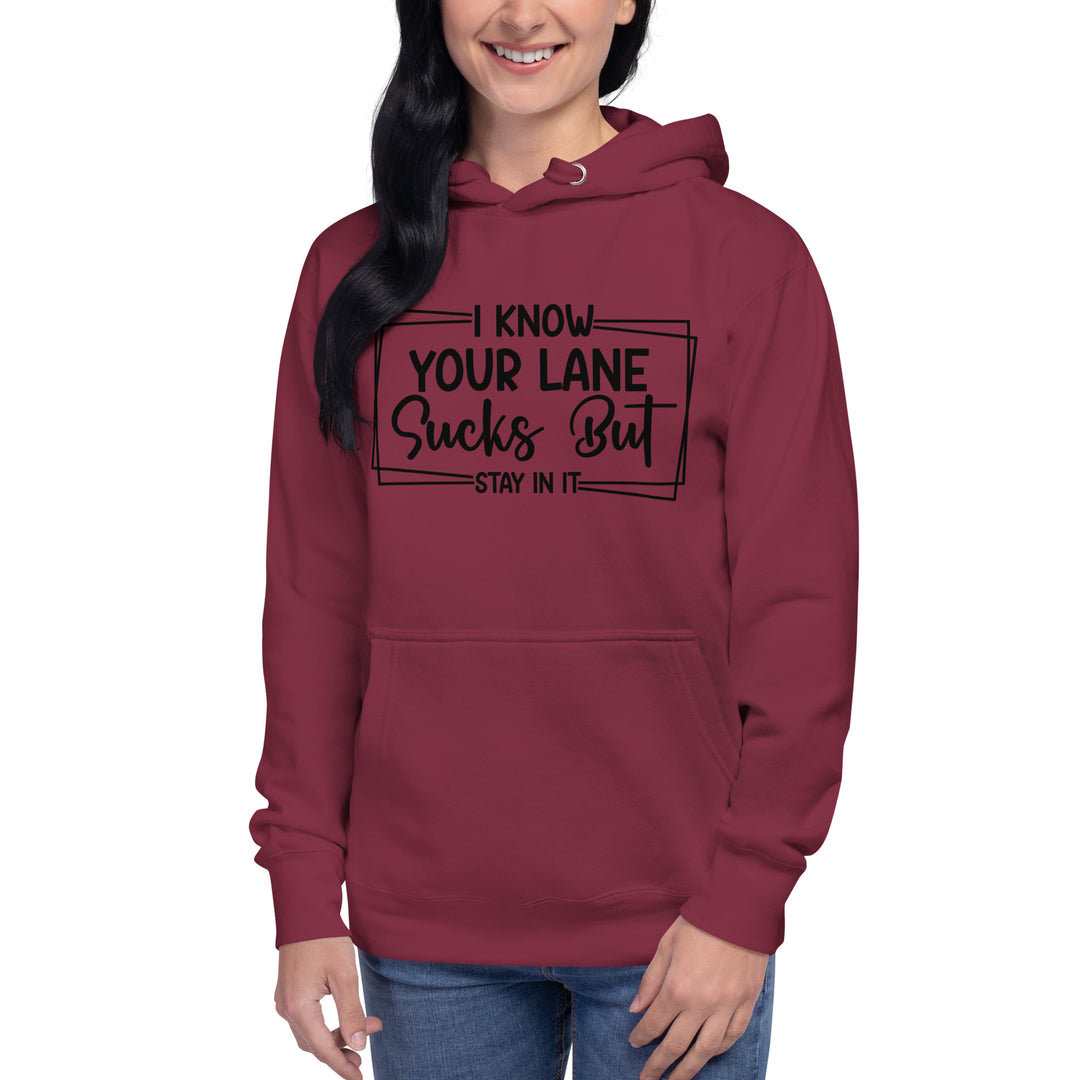 Unisex 'Stay in Your Lane' Rebellious Hoodie – Bold Statement for the Fearless Unisex Hoodie