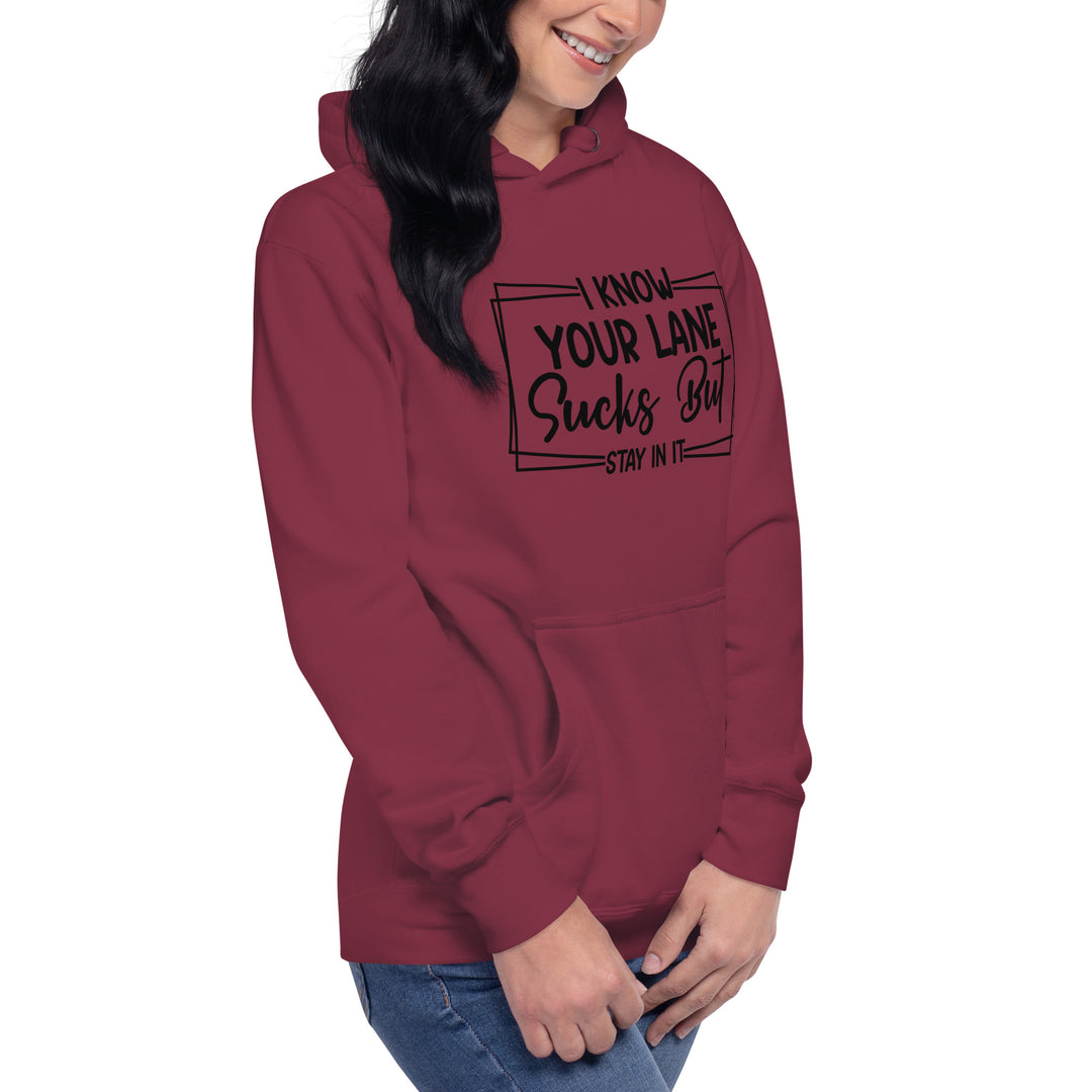 Unisex 'Stay in Your Lane' Rebellious Hoodie – Bold Statement for the Fearless Unisex Hoodie