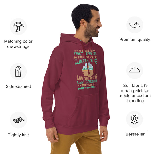 Earth Day Climate Change Hoodie – Sustainable & Stylish Eco-Friendly Statement Unisex climateHoodie