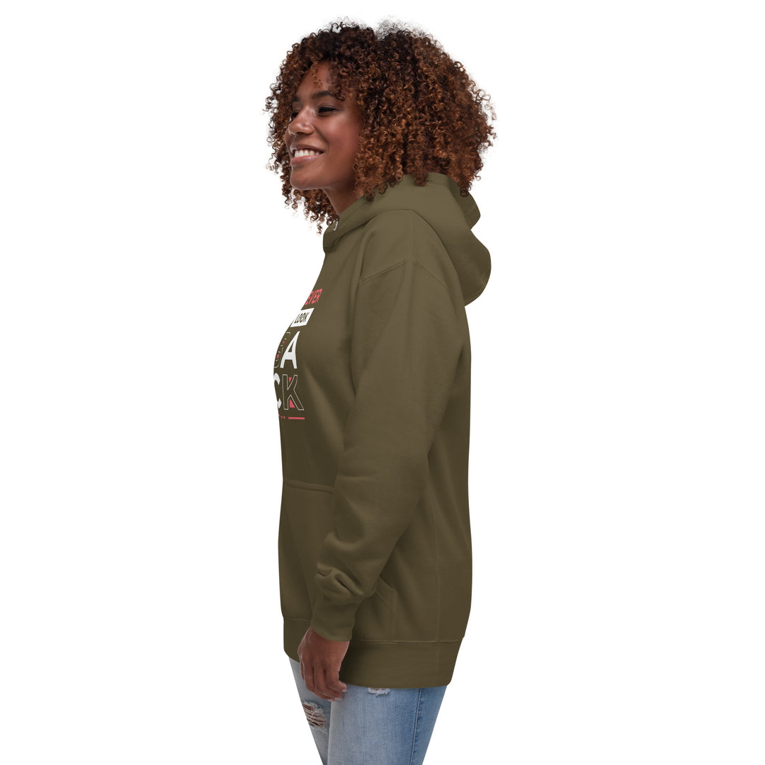 NEVER LOOK BACK Unisex Motivational Hoodie | Trendy & Comfortable | Perfect for Every Wardrobe