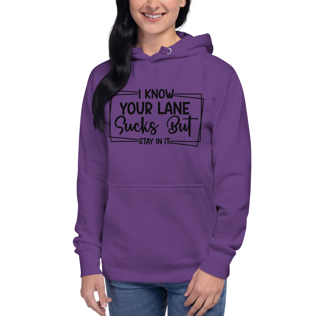 Unisex 'Stay in Your Lane' Rebellious Hoodie – Bold Statement for the Fearless Unisex Hoodie