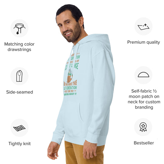 Earth Day Climate Change Hoodie – Sustainable & Stylish Eco-Friendly Statement Unisex climateHoodie