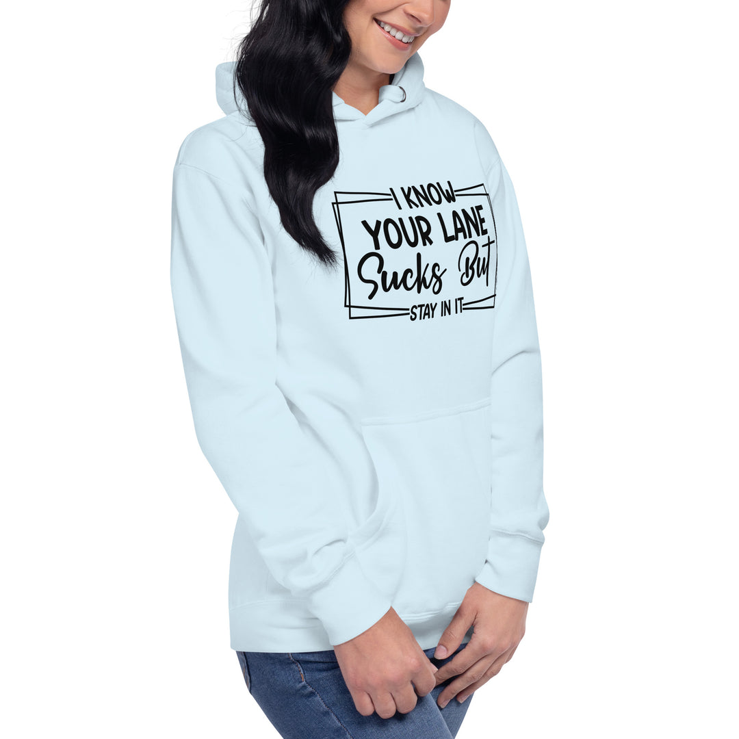 Unisex 'Stay in Your Lane' Rebellious Hoodie – Bold Statement for the Fearless Unisex Hoodie