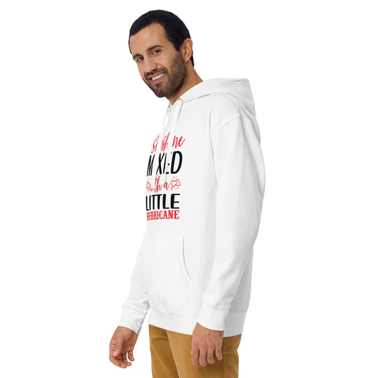 Sunshine Mixed with a Little Hurricane – Unisex Motivational Hoodie for Bold and Bright Style