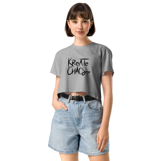 Women's Trendy Crop Top – Stylish & Comfortable Crop Tee for Casual Outfits | Kreate Chaos