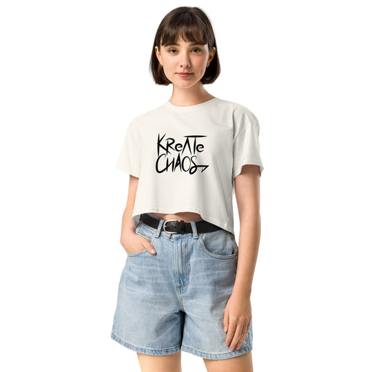 Women's Trendy Crop Top – Stylish & Comfortable Crop Tee for Casual Outfits | Kreate Chaos