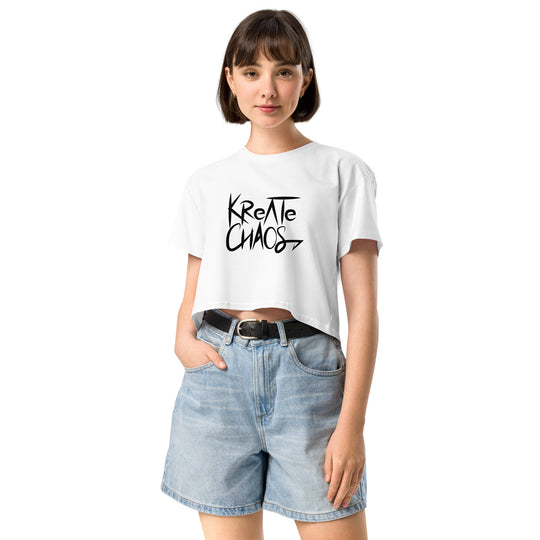 Women's Trendy Crop Top – Stylish & Comfortable Crop Tee for Casual Outfits | Kreate Chaos